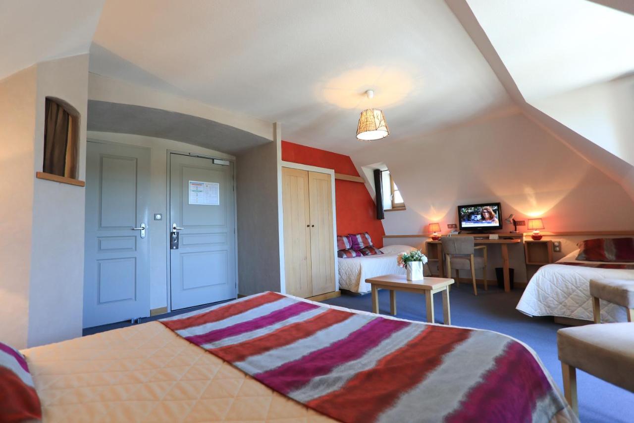 Logis Hotel Restaurant & Spa Les Remparts Salers Eksteriør bilde